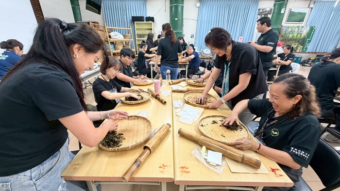 小半天體驗竹管茶餅製作